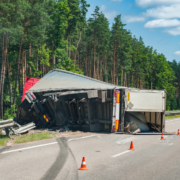 truck rollover accident