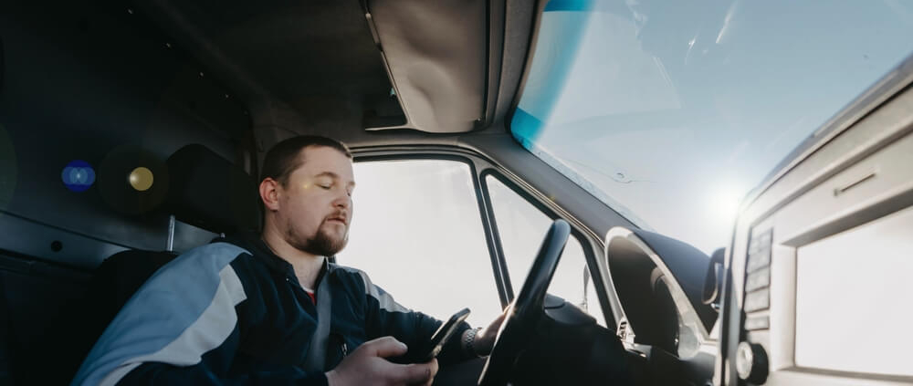 Truck driver distraction and accidents